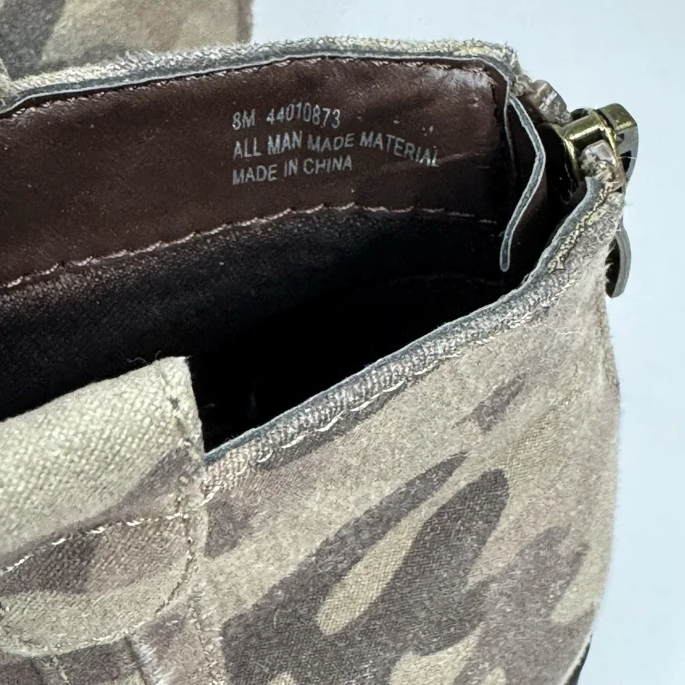 Comfort est 1946 Camo Print‎ Western Ankle Bootie women's size 8